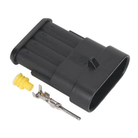 4-Way Superseal Male Connector - Pack of 3