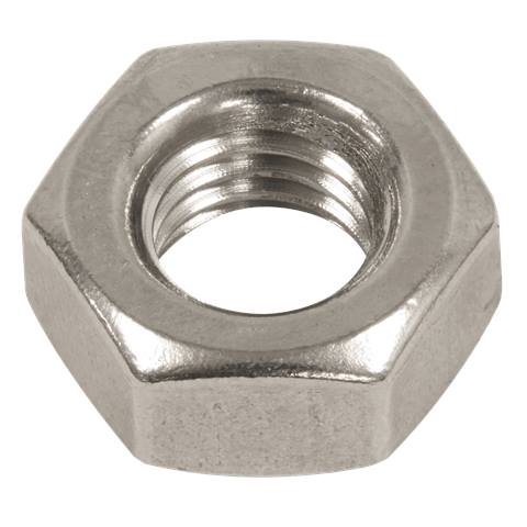 Stainless Steel Nut M10 A2, DIN 934 - Pack of 50