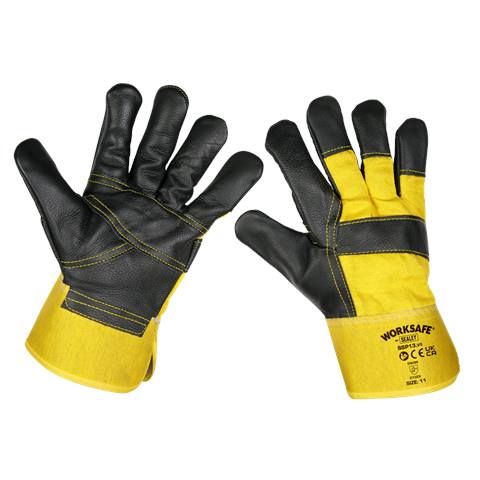 Worksafe® Rigger's Gloves with Hide Palm - Pack of 6 Pairs