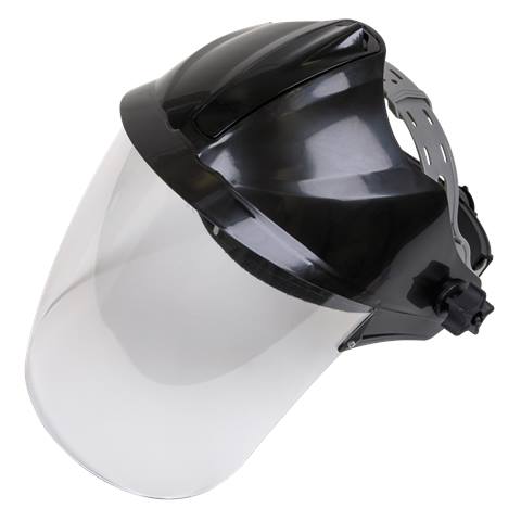 Worksafe® Deluxe Brow Guard with Aspherical Polycarbonate Full Face Shield