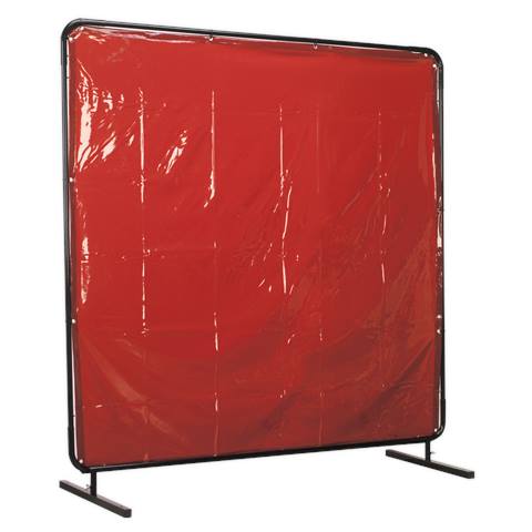 Workshop Welding Curtain & Frame 1.8 x 1.75m - EN ISO 25980:2014