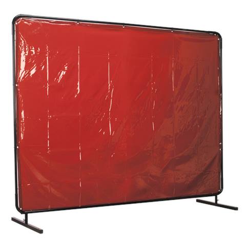 Workshop Welding Curtain & Frame 2.4 x 1.75m  - EN ISO 25980:2014
