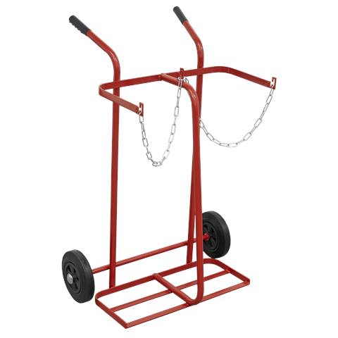 Double Gas Cylinder Trolley