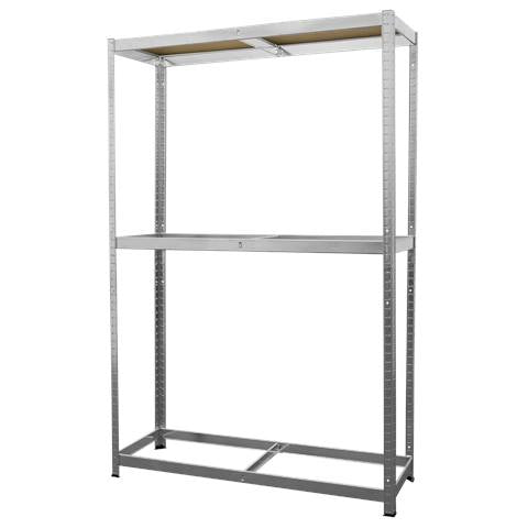 2-Level Tyre Rack with Shelf 150kg Capacity Per Level