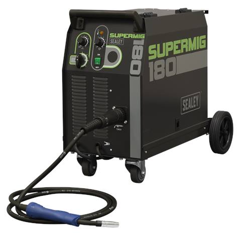 Professional Gas/Gasless MIG Welder with Binzel® Euro Torch 180A 230V
