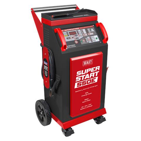 6/12/24V Battery Starter/Charger 550A