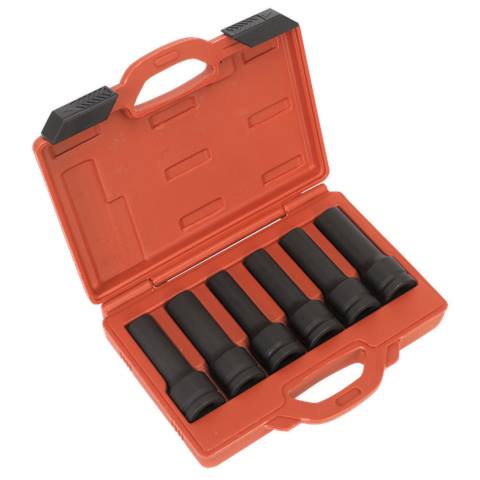 Impact & TRX-Star* Female Deep Socket Set 3/4"Sq Drive 12-Point 6pc