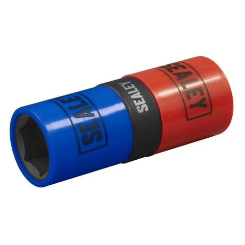 Double Ended Alloy Wheel Impact Socket 1/2"Sq Drive 18.5 x 19.5mm
