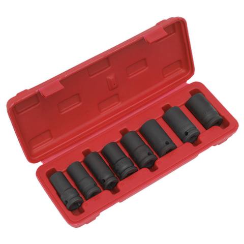 Locking Wheel Nut Removal Set 1/2"Sq Drive 8pc