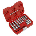 Glow Plug Socket Set 18pc 1/4"Sq & 3/8"Sq Drive