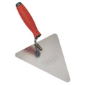 Stainless Steel Triangular Brick Trowel with Rubber Handle 180mm