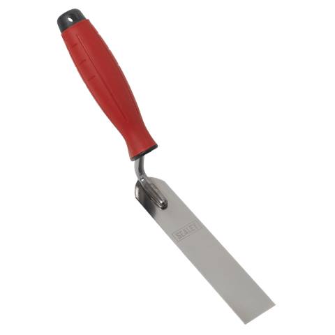 Stainless Steel Finishing Trowel with Rubber Handle 30 x 160mm