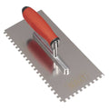 Stainless Steel 6mm Notched Trowel with Rubber Handle 270mm