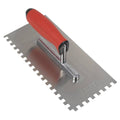 Stainless Steel 8mm Notched Trowel with Rubber Handle 270mm