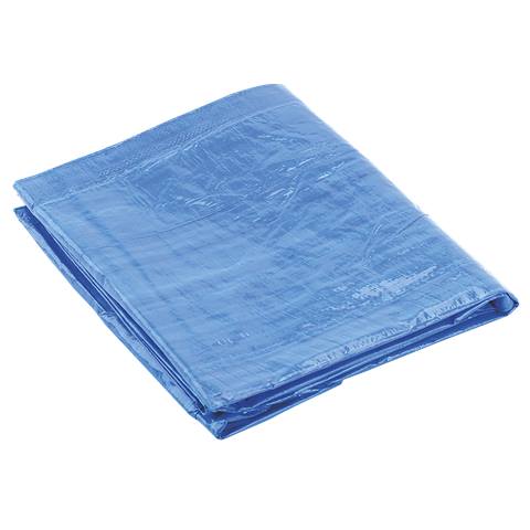 Tarpaulin 3.05 x 3.66m - Blue