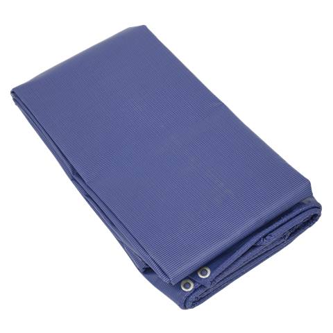 Heavy-Duty PVC Tarpaulin 4.88 x 6.10m - Blue