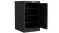 20 Inch Half Height Side Locker Matt Black Body