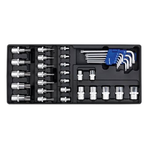 Premier TRX-Star* Key, Socket Bit & Socket Set with Tool Tray 35pc