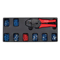 Premier Ratchet Crimper & Assorted Insulated Terminal Set with Tool Tray 325pc