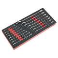 Premier Combination Spanner Set with Tool Tray 15pc