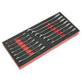 Premier Ratchet Spanner Set with Tool Tray 14pc