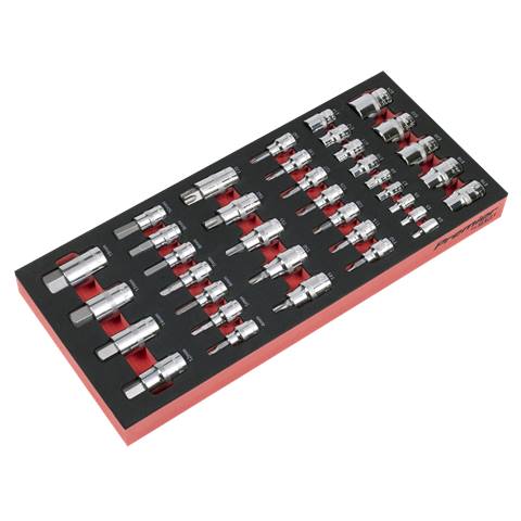 Premier Socket Bit Set with Tool Tray 37pc