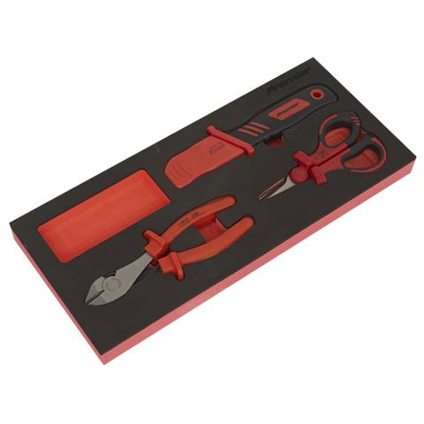 Premier Insulated Cutting Set with Tool Tray 3pc - VDE Approved