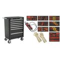 Rollcab 7 Drawer with Insulated Tool Kit 63pc