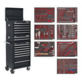 Superline PRO® Tool Chest Combination 14 Drawer with 446pc Tool Kit - Black