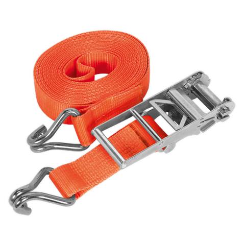 Ratchet Strap Polyester Webbing 75mm x 12m 10000kg Breaking Strength