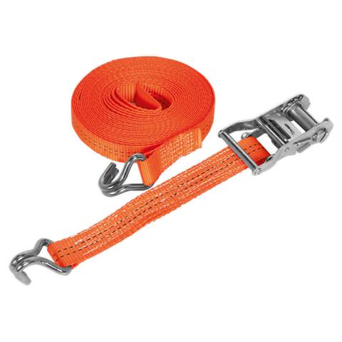 Ratchet Strap Polyester Webbing 35mm x 6m 2000kg Breaking Strength