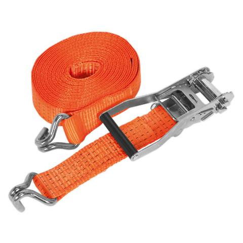 Ratchet Strap Polyester Webbing 50mm x 10m 5000kg Breaking Strength