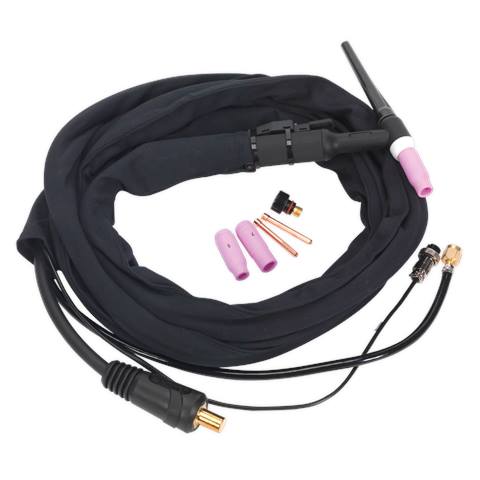 TIG Inverter Welding Torch with Push-Button 25mm²