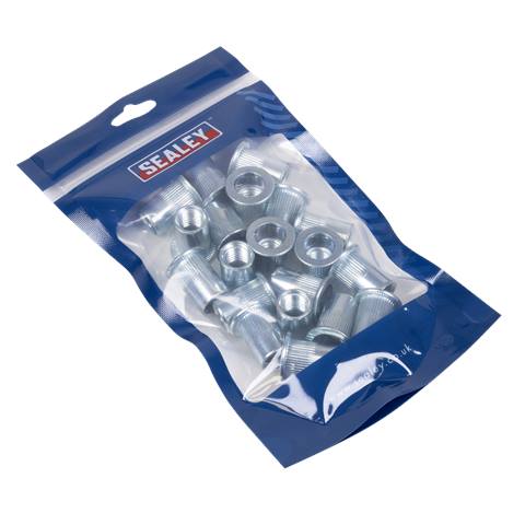 Splined Threaded Insert (Rivet Nut ) M12 - 25pcs