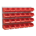 Bin & Panel Combination 24 Bins - Red