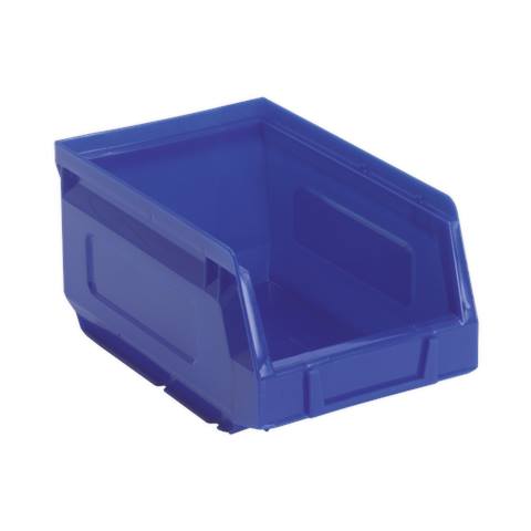Plastic Storage Bin 105 x 165 x 85mm, Blue - Pack of 48
