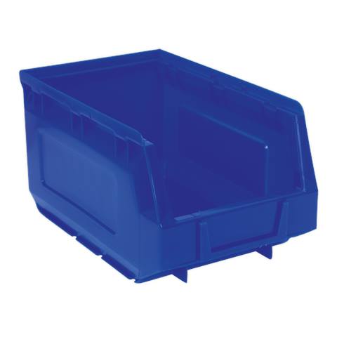 Plastic Storage Bin 150 x 240 x 130mm, Blue - Pack of 38