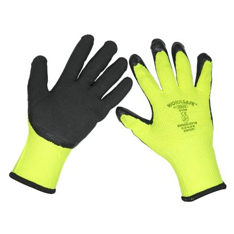 Worksafe® Thermal Super Grip Gloves, Large - Pack of 6 Pairs