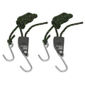 Ratchet Parts Hanger/Tie Down with S-Shaped Hooks 2m - Pack of 2