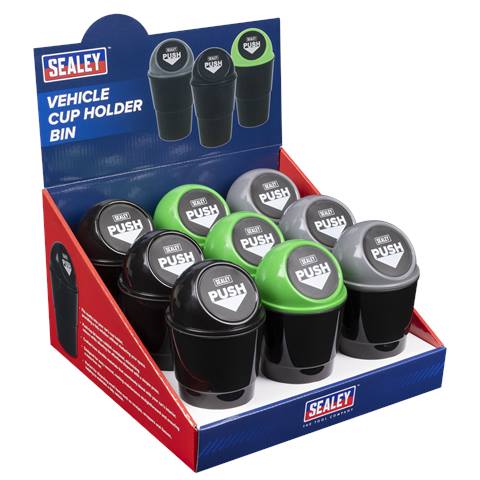 Vehicle Cup Holder Bin – Display Box of 9