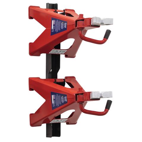 Axle Stand & Axle Stand Storage Rack Combo 6 Tonne