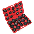 Oil Filter Cap Wrench Set 30pc