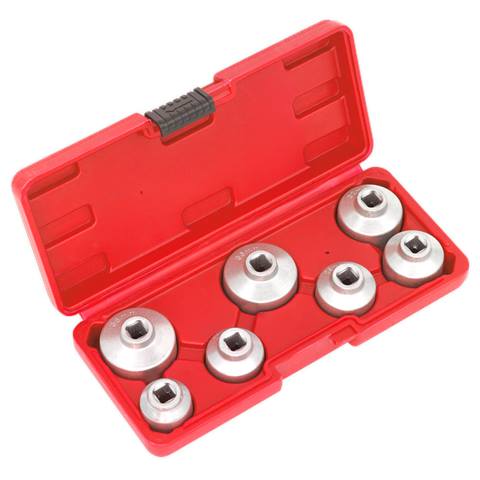 Oil Filter Cap Wrench Set 7pc