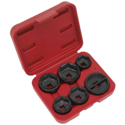 Oil Filter Cap Wrench Set 6pc