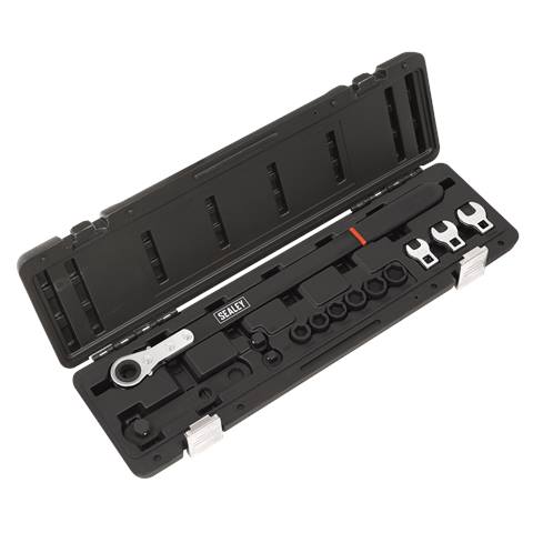 Extended Reach Ratchet Action Auxiliary Belt Tension Tool Kit