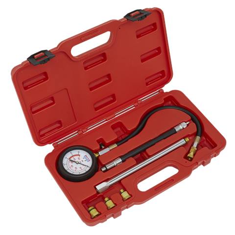 Petrol Compression Tester Deluxe Kit 6pc
