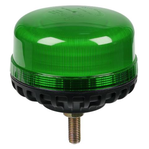Warning Beacon with 12mm Bolt Fixing 36W SMD LED 12/24V - Green