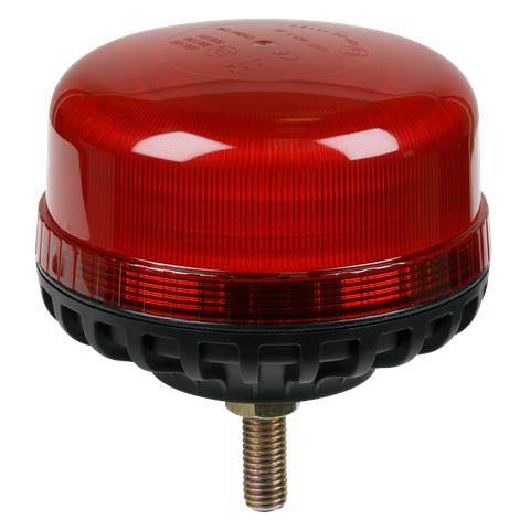 Warning Beacon with 12mm Bolt Fixing 36W SMD LED 12/24V - Red