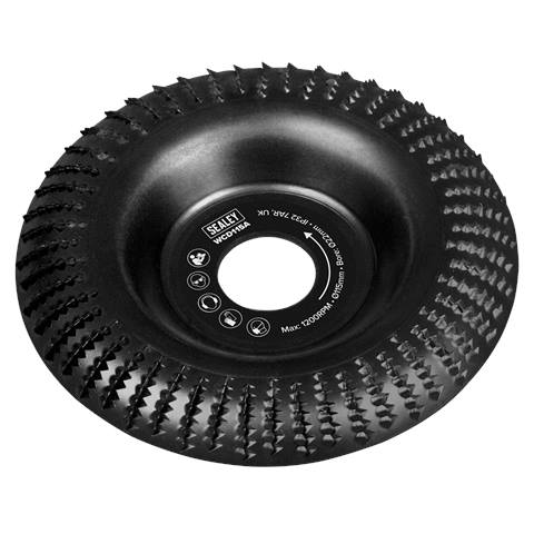 115mm Arc Shape Wood Carving Disc 22mm Bore