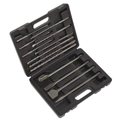 Worksafe® SDS Plus Drill Bit & Chisel Set 13pc